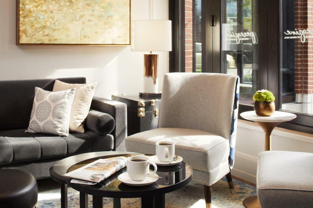 The Whitney Hotel Boston Luaran gambar The Library at The Ivy Hotel